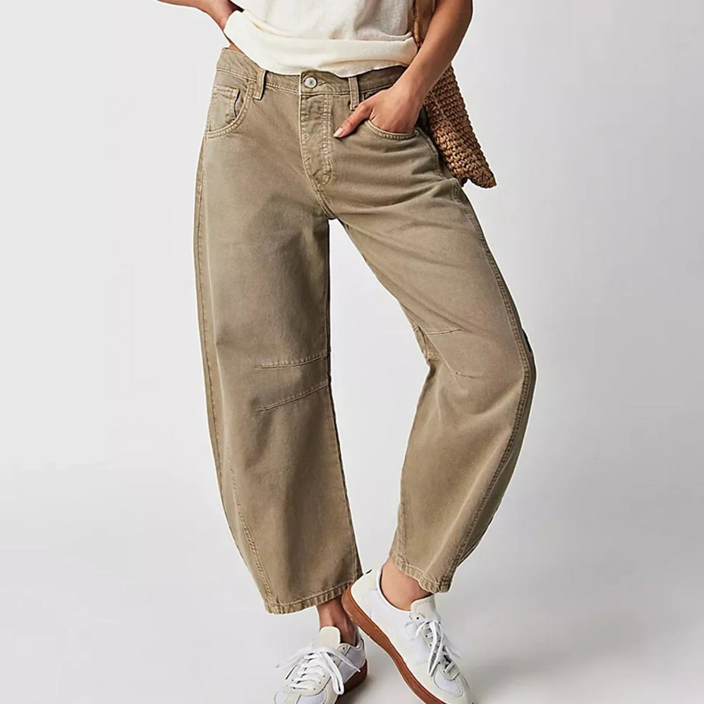 Ellie | Jeans confortáveis de perna larga
